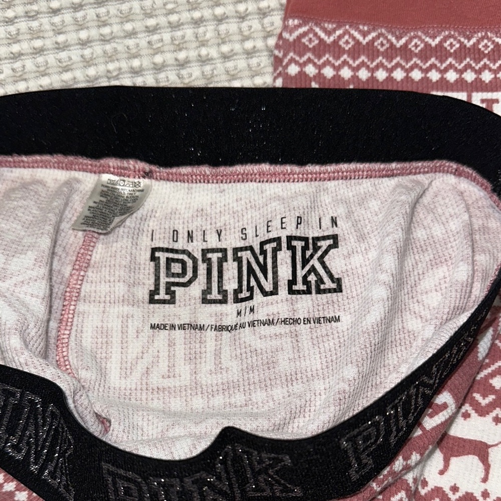 Pink Patterned Leggings - Picture 2 of 2